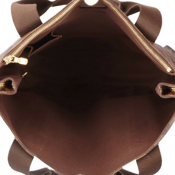 LOUIS VUITTON Authentic Brown Damier Canvas Tote Bag - Picture 6 of 8